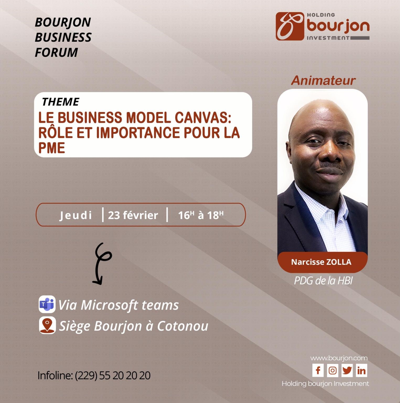 INVITATION AU BOURJON BUSINESS FORUM